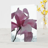 Carte Fleur de ressort (Fleur jaune)