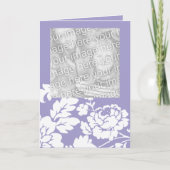 Carte Fleur de Rose Blanche Fête des Mères (Devant)