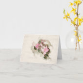 Carte Fleur de Rose Laurel (Fleur jaune)