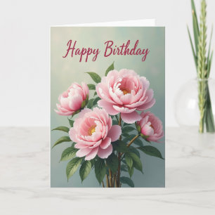 Carte Fleur de Rose Rose à Points