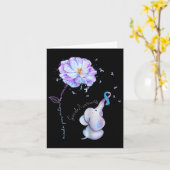 Carte Fleur de sensibilisation à la prévention du suicid (Fleur jaune)