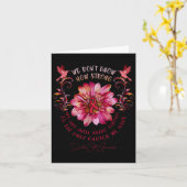 Carte Fleur de sensibilisation aux cellules de faucille (Fleur jaune)