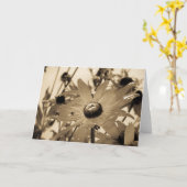 Carte Fleur de Sepia (Fleur jaune)