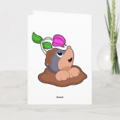 Carte Fleur de terre de taupe (Dos)