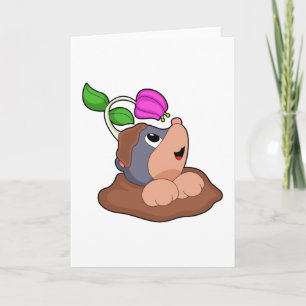 Carte Fleur de terre de taupe