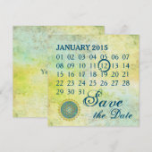 Carte Fleur de vie - Calendrier personnalisé (Devant / Derrière)