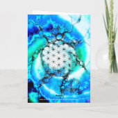 Carte Fleur De Vie - Façons Colorées 2 (Dos)