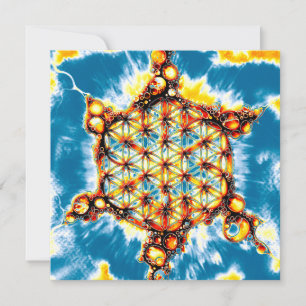 Carte Fleur De Vie - Façons Colorées 5