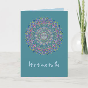 Carte Fleur De Vie - Mandala India Style 1