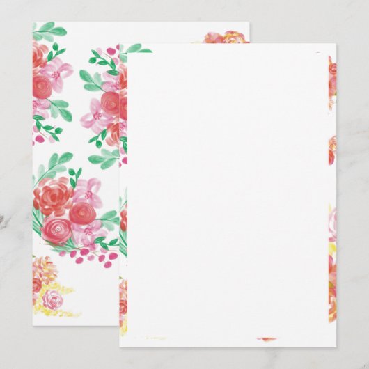 Carte Fleur d'eau (Devant / Derrière)
