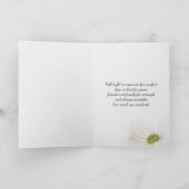 Carte fleur d'hibiscus rouge en cadre argenté (Intérieur)