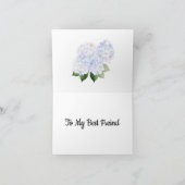 Carte Fleur d'Hydrangea Macrophylla (Intérieur)