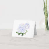 Carte Fleur d'Hydrangea Macrophylla (Dos)