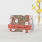 Carte Fleur d'illustration Rose sauvage Vintage (Fleur jaune)