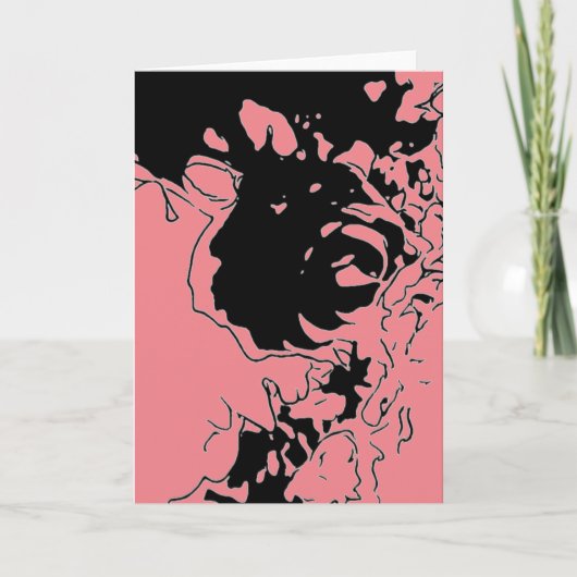 Carte Fleur Doodle (Devant)