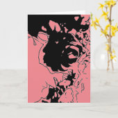 Carte Fleur Doodle (Fleur jaune)