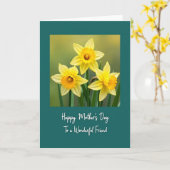 Carte Fleur d'Or Rayée (Fleur jaune)