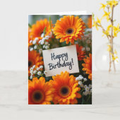 Carte Fleur d'Orange Clair (Fleur jaune)