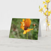 Carte fleur d'oranger (Fleur jaune)