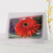 Carte Fleur d'oranger brillante (Fleur jaune)