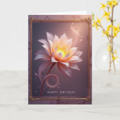 Carte Fleur Dorée Suave (Fleur jaune)