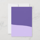 Carte Fleur d'origami violet créative pour la fête des m (Dos)