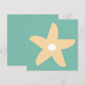 Carte Fleur drôle (Devant / Derrière)