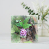 Carte Fleur en automne (Debout devant)