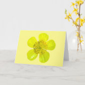 Carte Fleur en beaming Buttercup - transparent. (Fleur jaune)