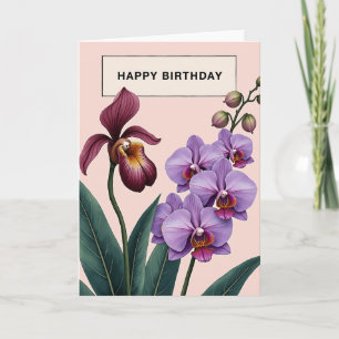 Carte Fleur Exotique Joyeuse