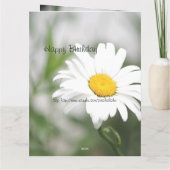 Carte Fleur Faisée En Pleine Fleur (Dos)