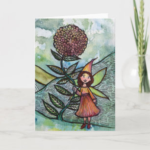 Carte Fleur Fée Nature Amateurs Fées