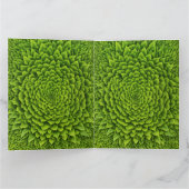 Carte Fleur fractale d'émeraude (Intérieur)