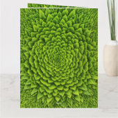 Carte Fleur fractale d'émeraude (Dos)