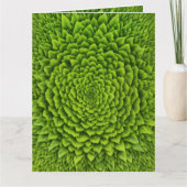 Carte Fleur fractale d'émeraude (Devant)