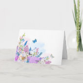 Carte Fleur fraîche de l'été (Dos)