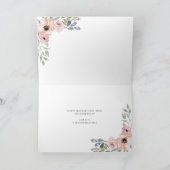 Carte Fleur géométrique blanche | Photo Fête des Mères (Intérieur)