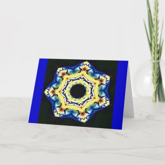 Carte Fleur indienne (Devant)