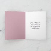 Carte Fleur Iris mariage Avec Écran Or (Intérieur)