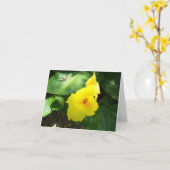 Carte Fleur Jaune à l'ombre (Fleur jaune)