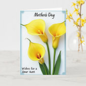 Carte Fleur Jaune à Points (Fleur jaune)