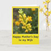 Carte Fleur Jaune Maman Douce (Fleur jaune)