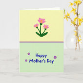 Carte Fleur Jaune Pâle (Fleur jaune)
