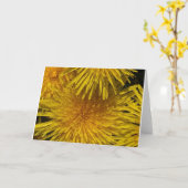 Carte Fleur jaune personnalisable (Fleur jaune)