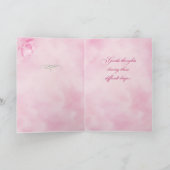 Carte Fleur Lotus Rose Sympathie (Intérieur)