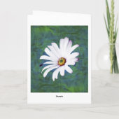 Carte Fleur marguerite va bien bientôt (Dos)