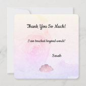 Carte Fleur Merci (Dos)