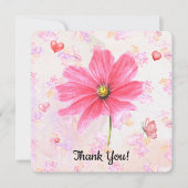 Carte Fleur Merci (Devant)