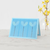 Carte Fleur Moderne (Fleur jaune)