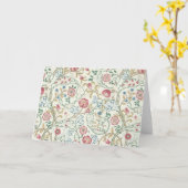 Carte Fleur, Motif Floral, William Morris (Fleur jaune)